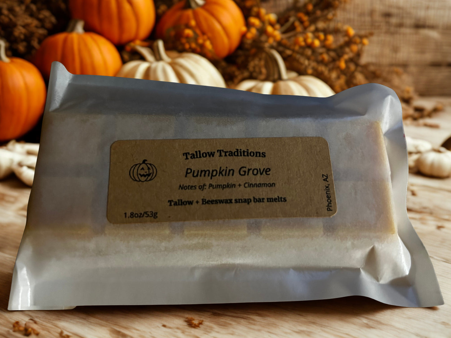 Tallow + Beeswax Snap Bar Wax Melts