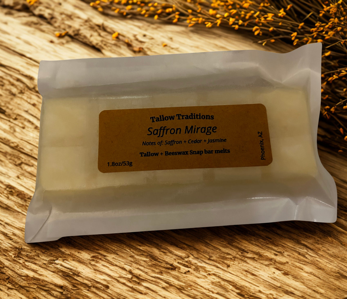 Tallow + Beeswax Snap Bar Wax Melts