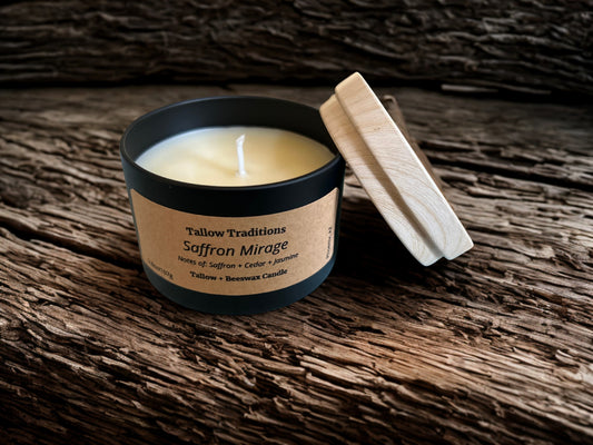 Tallow + Beeswax scented candles